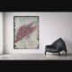 Bernard Quentin The Passage of Time hand-tufted wool art tapestry France 1998