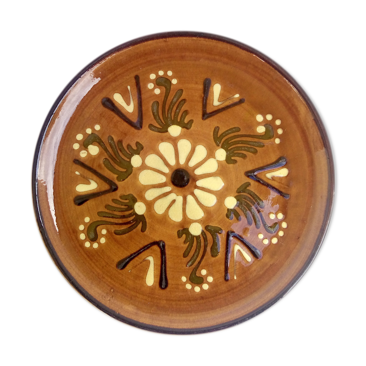 Ancient flowery plate of Savoy