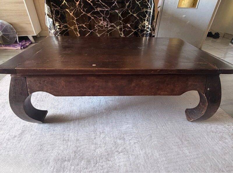 Table basse bois massif