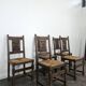 Série de 5 chaises dans l'esprit de Dudouyt