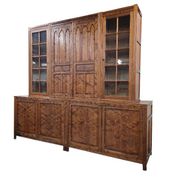 XL tall vintage industrial display cabinet / laboratory cabinet / cabinet