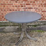 Table cuisine ronde 1970