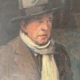 Oil portrait on canvas