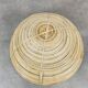 Large wicker bowl 48 cm, vintage, 60s, rattan