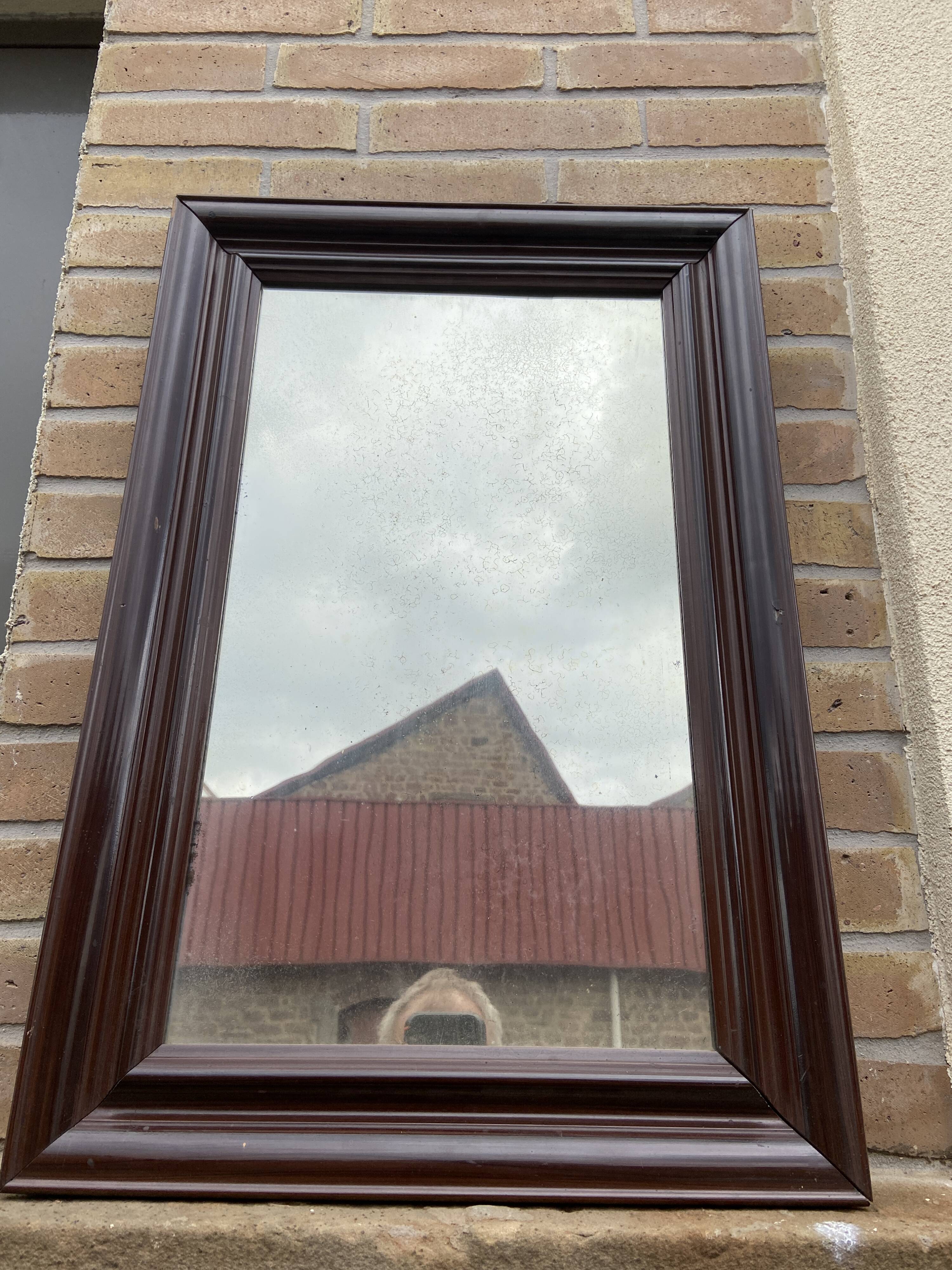 Louis Philippe-style vintage mirror mirror 63x41cm