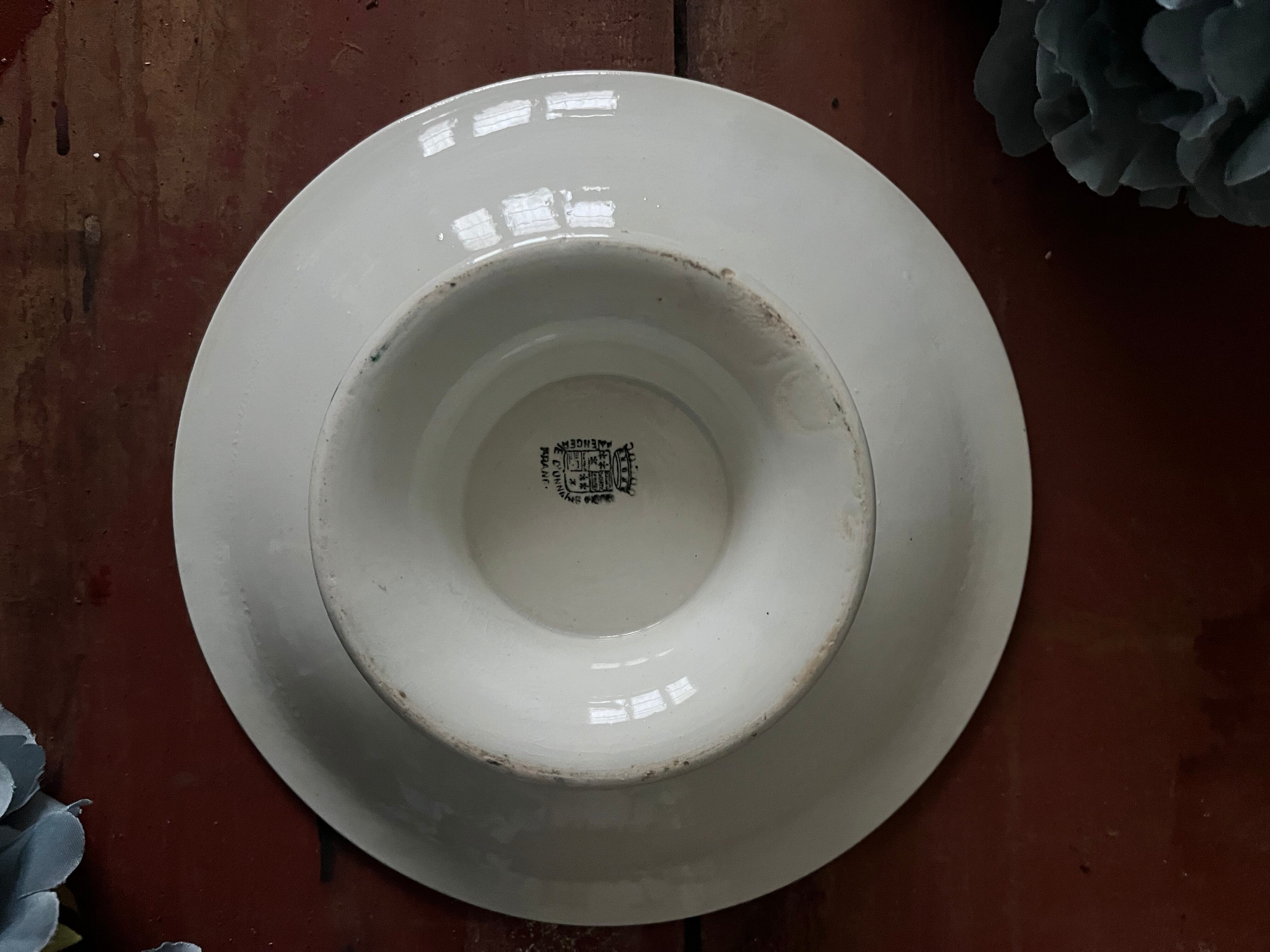 Small ironstone compote Onnaing