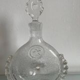 Daum bubble glass carafe