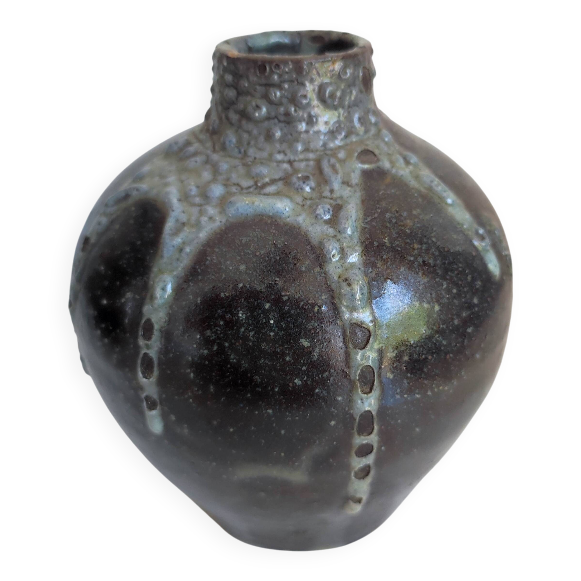 Eugène Lion stoneware vase