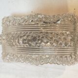 Wall lamp- Vintage ceiling lamp in molded glass