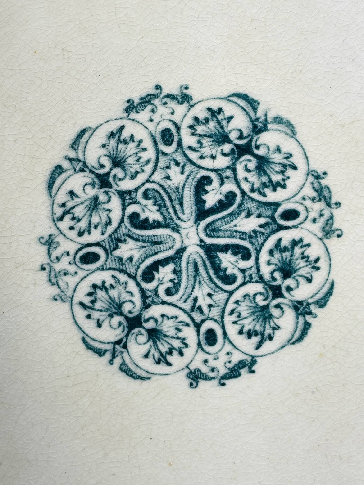 2 flat iron earth plates Jules Vieillard Bx