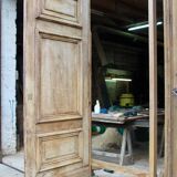 Important 19th Century Haussmann Walnut Door