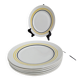 Set of 6 Moulin des Loups Orchies plates