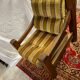 Brutalist design armchair in old oak
