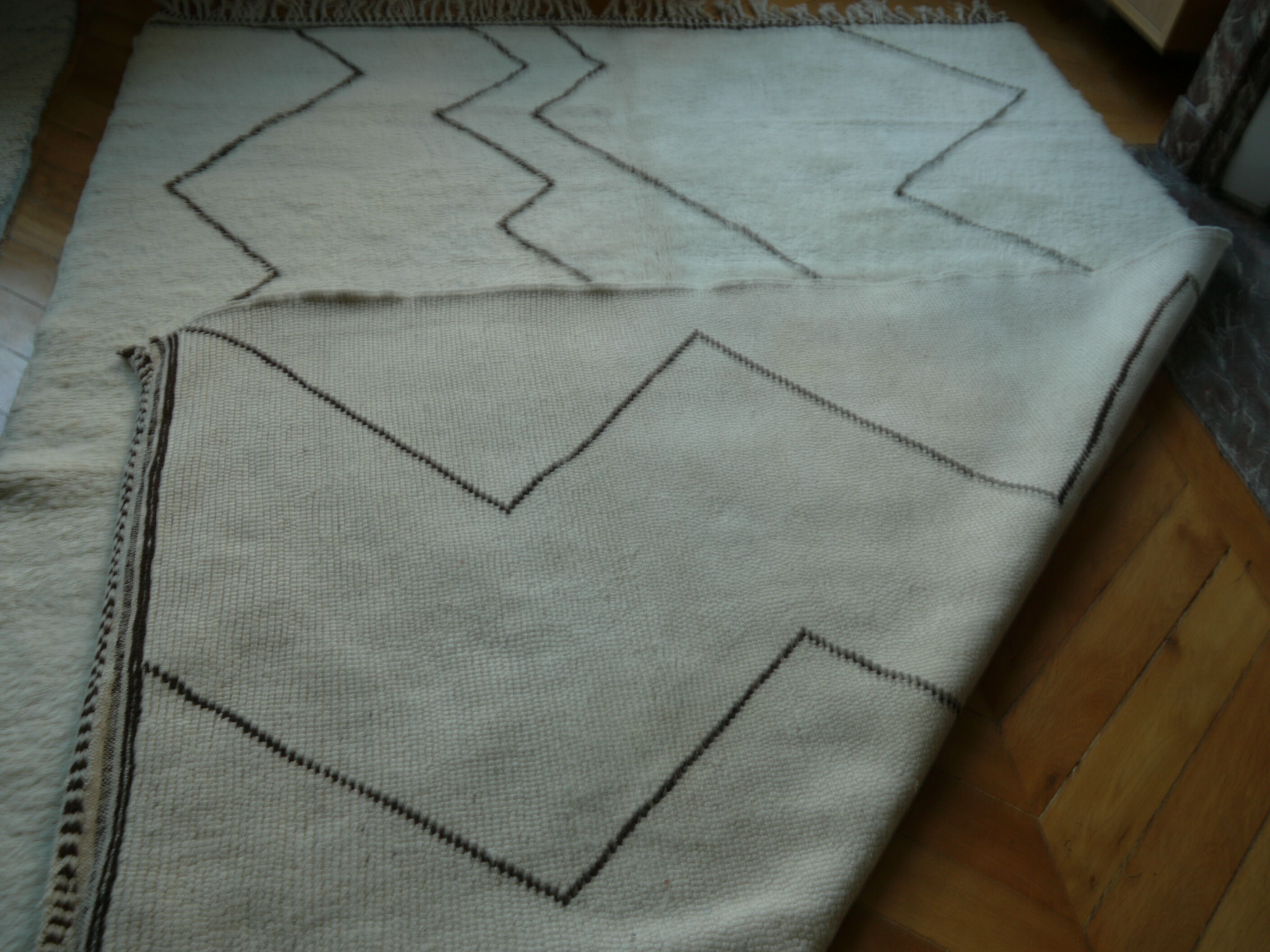 True Berber Berber Carpet Beni Ouarain, 2.15 x 2.90 M
