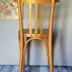 Mahieu curved wooden bistro chair