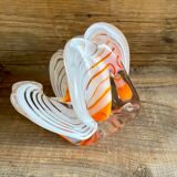 Empty vintage pocket in blown glass