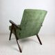 Fauteuil vintage vert olive modèle B-310, années 1970
