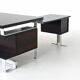 Bureau d'angle de direction Abbondinterni en acajou, Italie, 1970