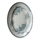 Oval iron earth plate The Amandinoise model Margot