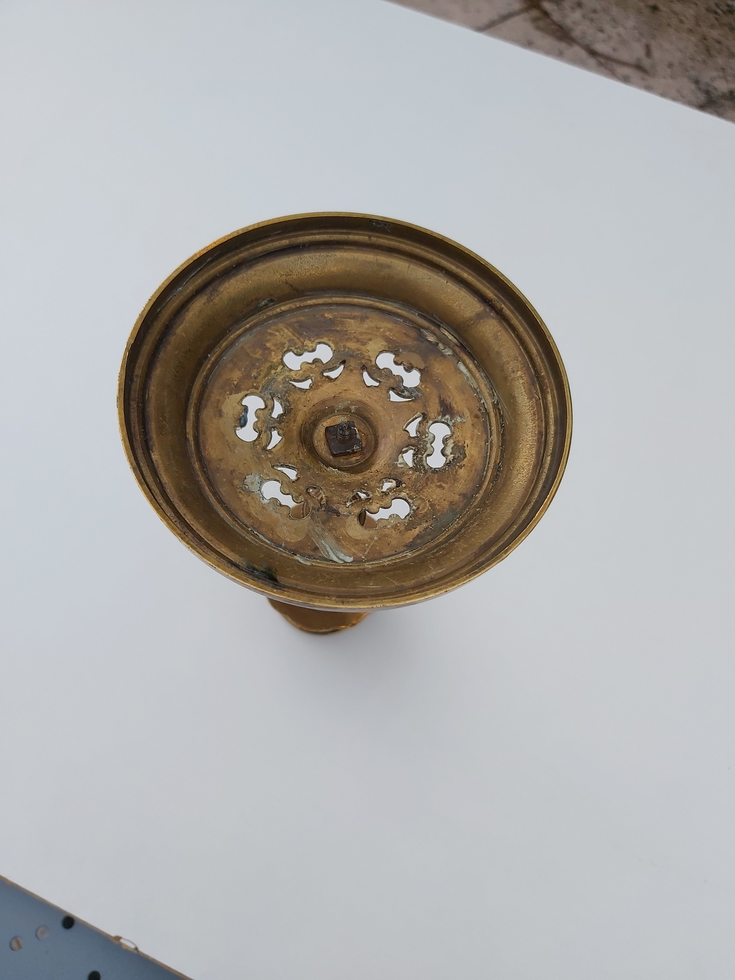 Brass candlestick