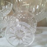 Crystal dessert service