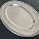 Christofle - Oval serving platter model Crossed Ribbons - in silver-plated metal