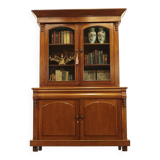 Bibliothèque ancienne anglaise en acajou