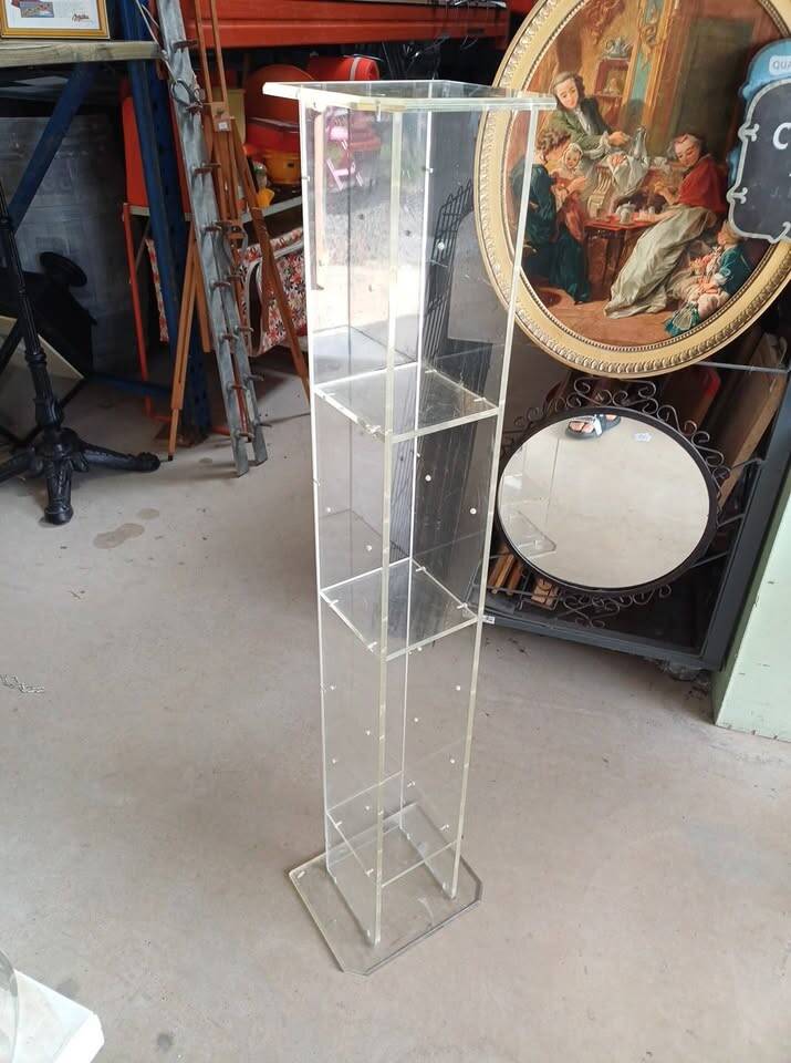 Etagère vintage en plexiglas