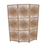 Vintage wicker screen