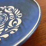 Mid-century German studio pottery wall plate by Thoms Keramik, 1960s.