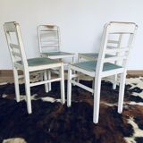 Series of 4 vintage chairs