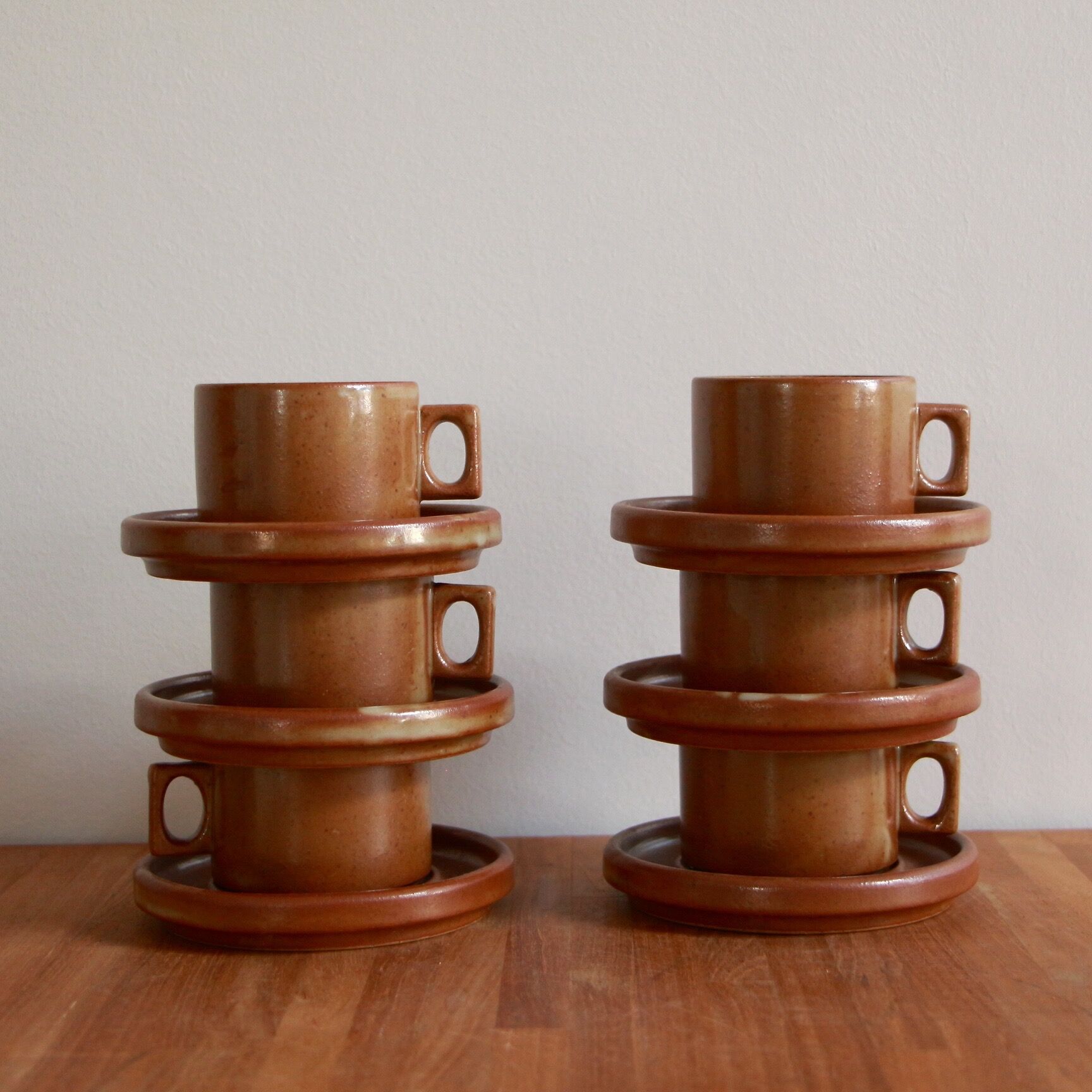 Sandstone espresso cups