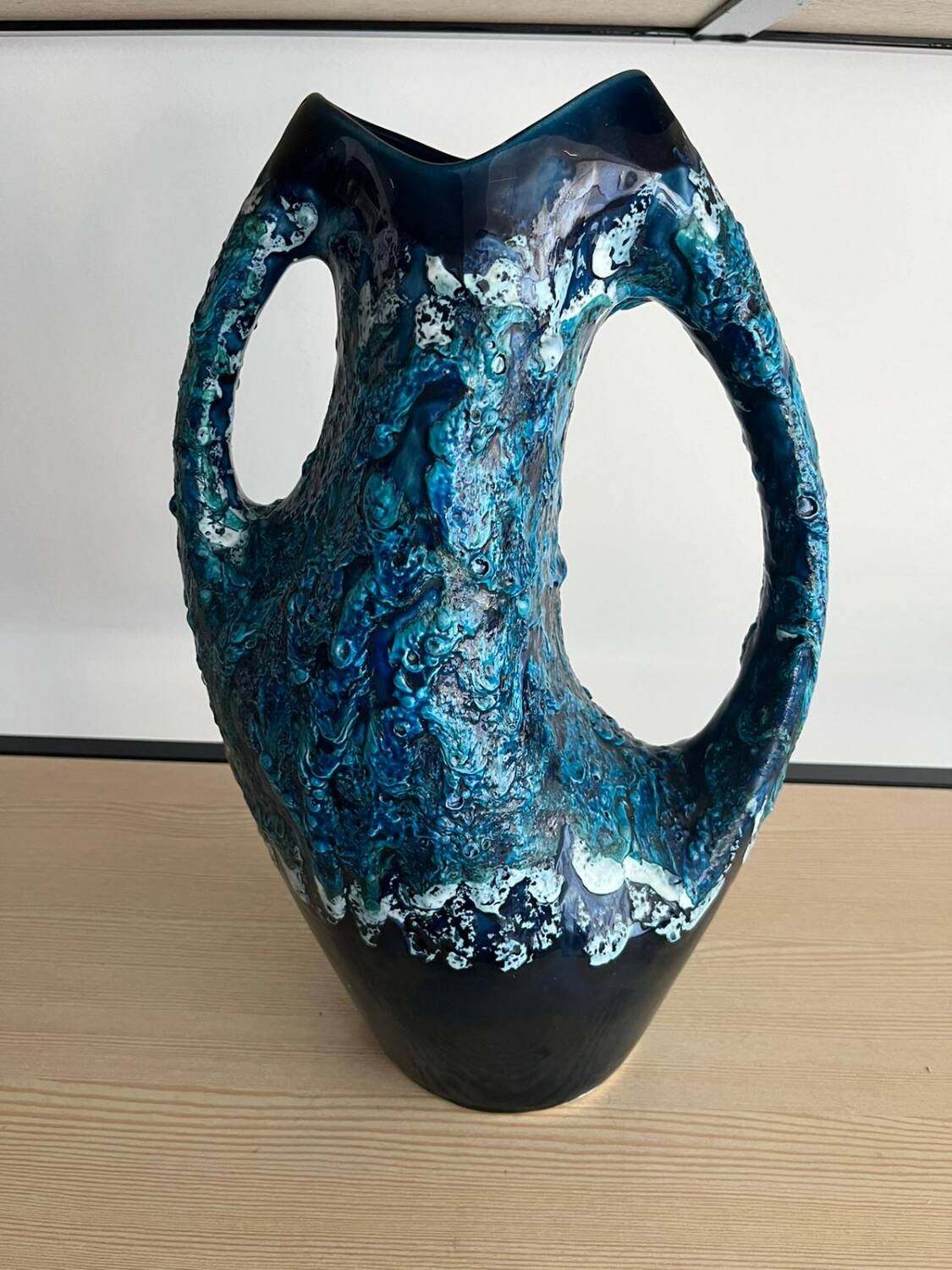 Fat lava vase Valauris