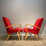 Paire de fauteuils jitona vintage