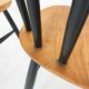Set of four spindle back chairs, The Netherlands 1960's