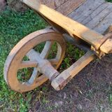 Wheelbarrow raw wood
