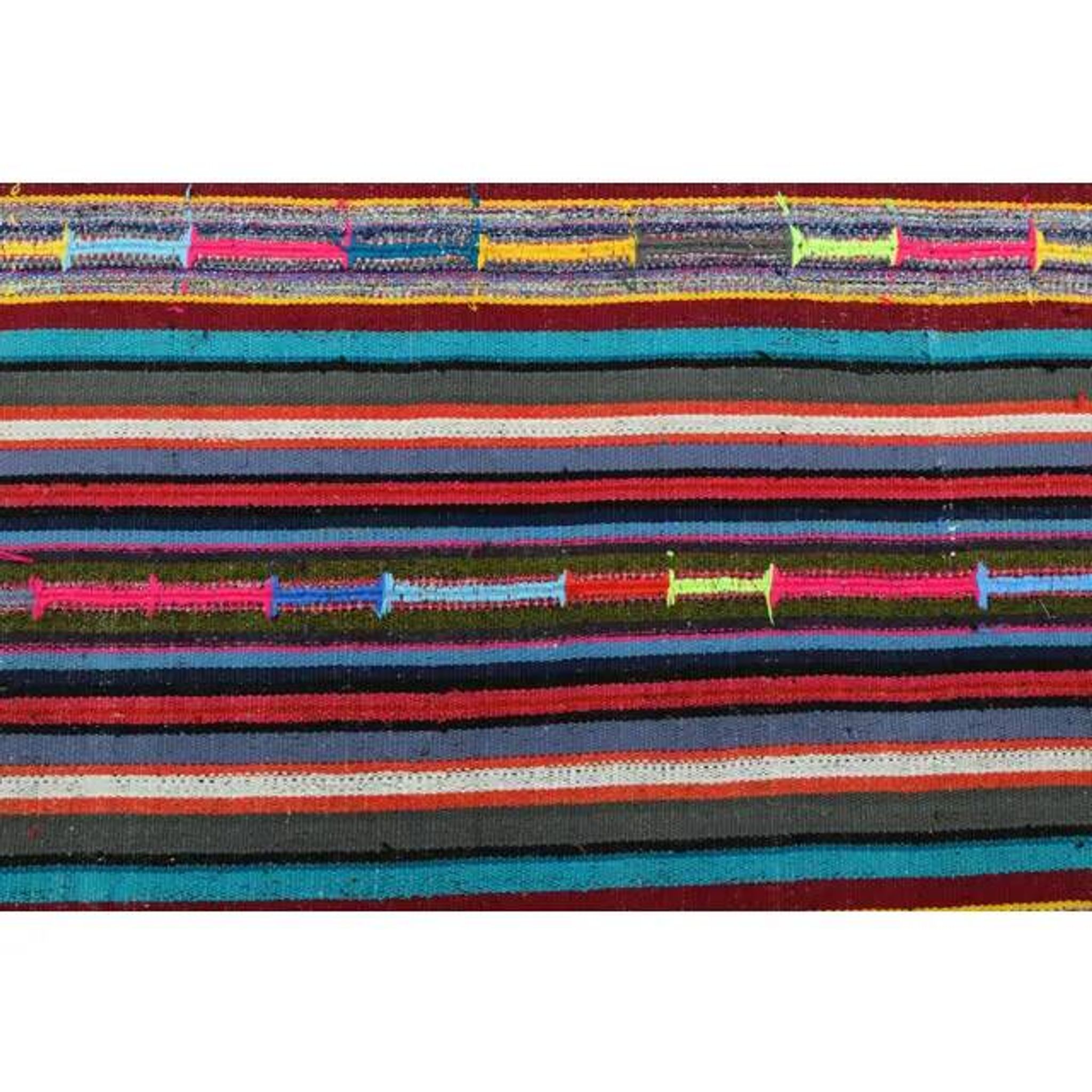 1970s Vintage Turkish Oushak Handmade Wool Cotton Purple Area Rug 137x218