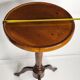 Tripod wooden gueridon, wine table type, English style, 29 cm top.
