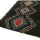 Hand-Knotted Turkish Contemporary 172 cm x 241 cm Black Wool Carpet