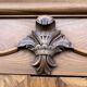 Empire wardrobe in solid walnut, France, mid-19th century.