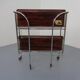 Vintage Optic Rosewood Pressalit Tea Cart, 1970s