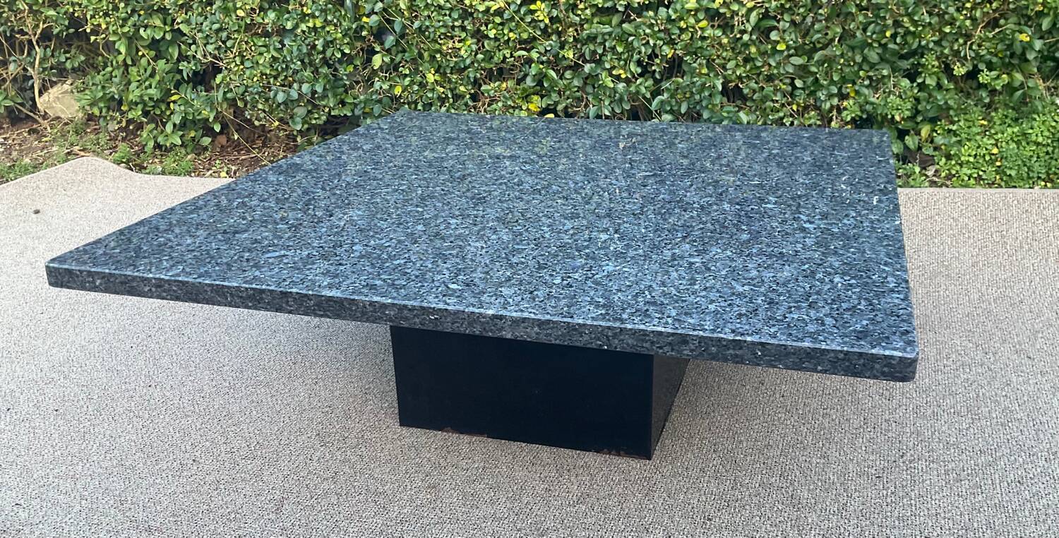 Vintage granite coffee table