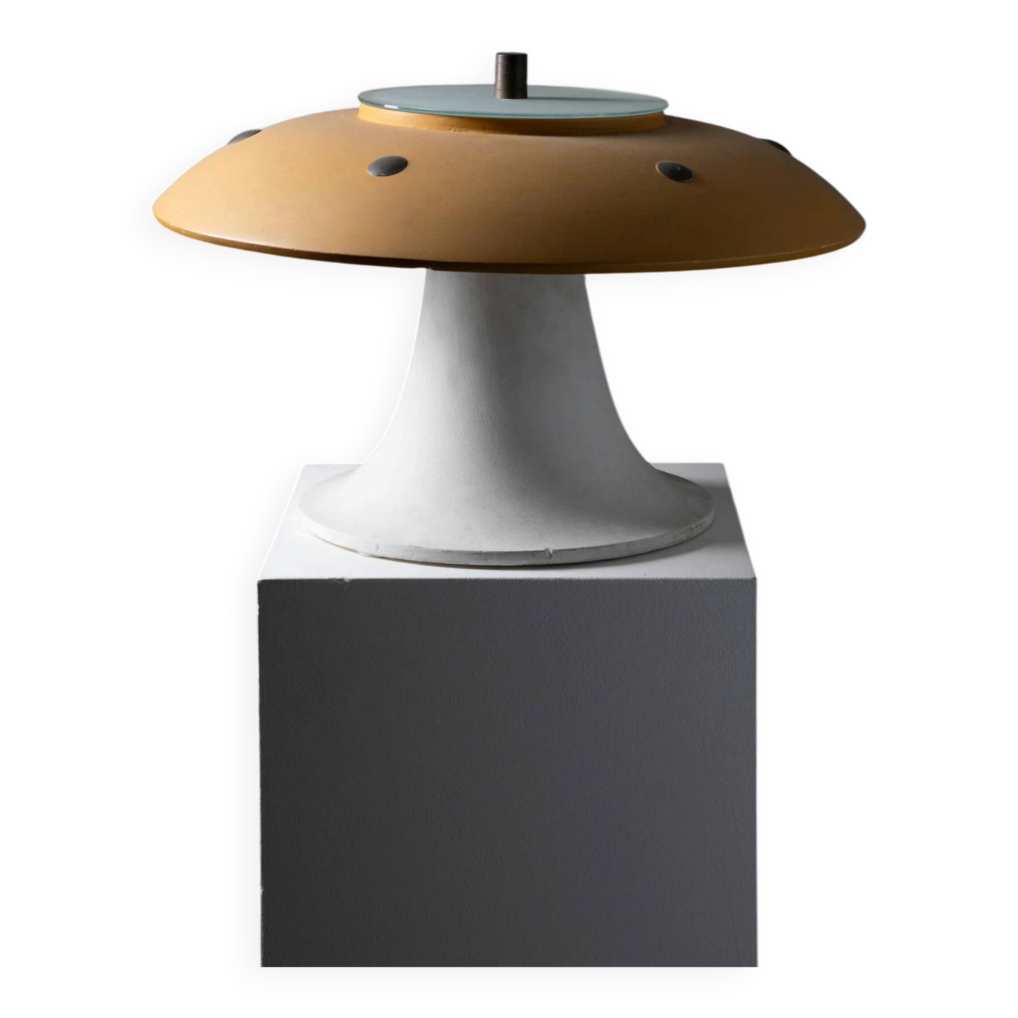 Huge vintage mushroom table lamp, 1960s