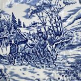 Série de 8 assiettes à dessert Myott « Royal Mail » – faïence du Staffordshire