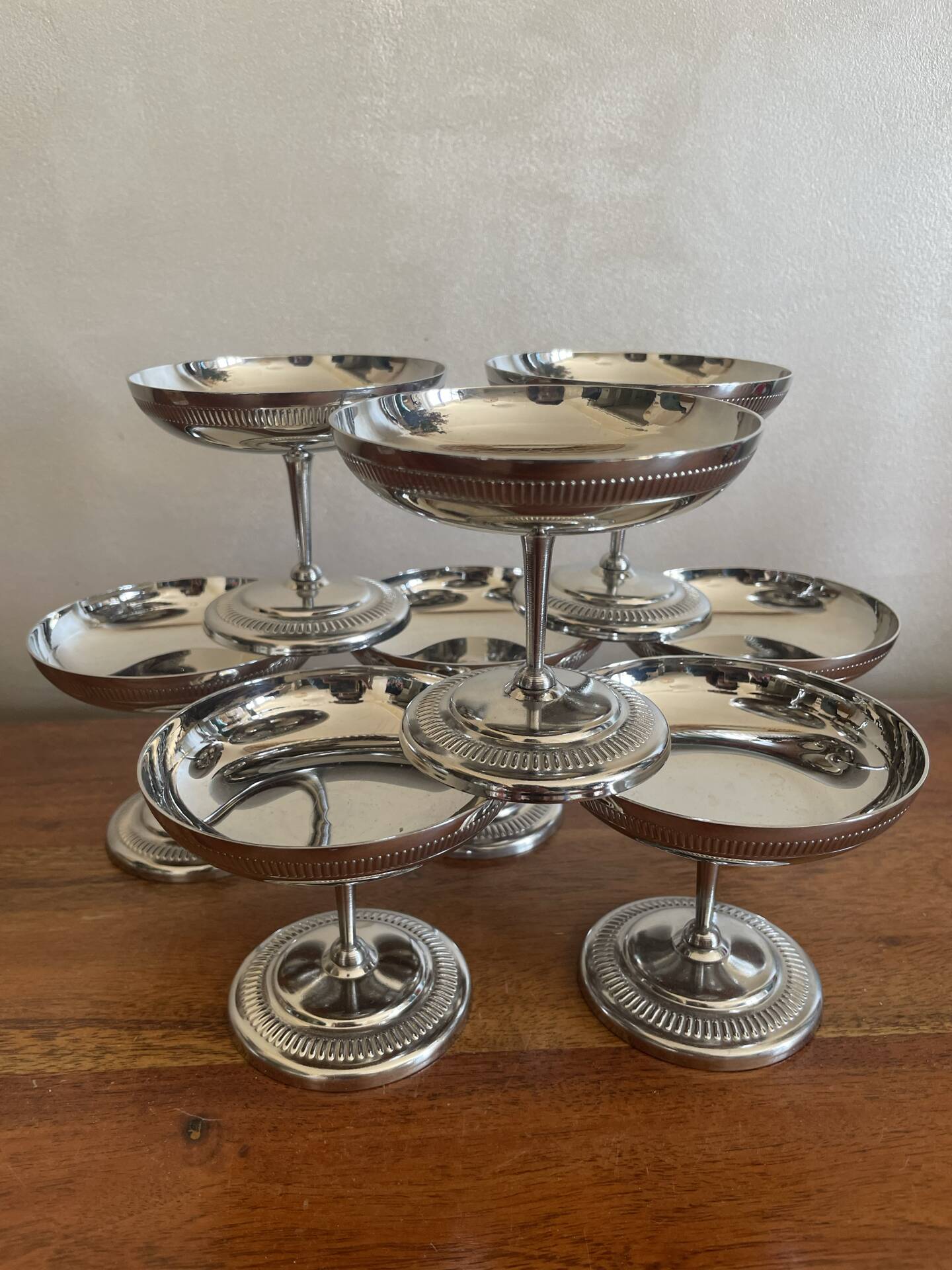 Art Deco ice cream bowls