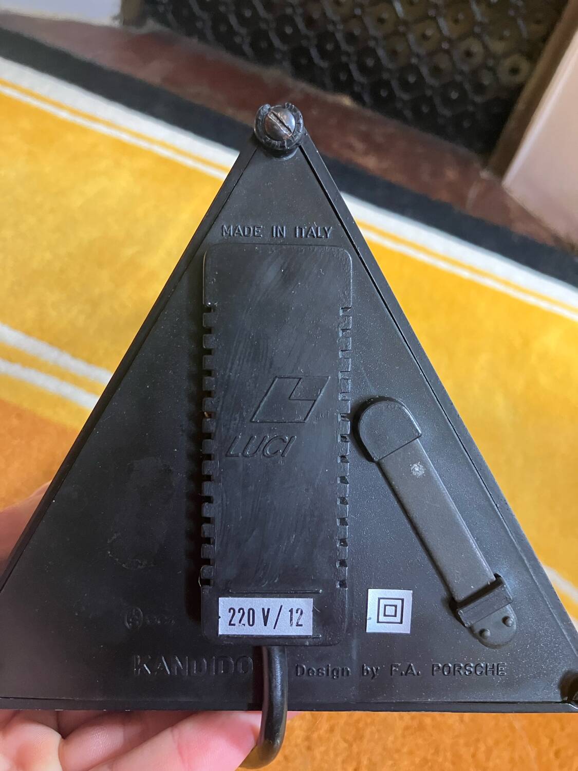 Kandido lamp by Ferdinand Alexander Porsche for Luci, Italy