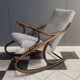 Fauteuil à bascule par TON / Thonet années 1960