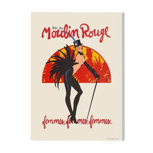 Affiche moulin rouge