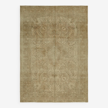 1970s 240 cm x 333 cm beige wool carpet