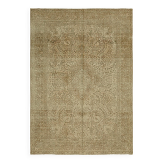 1970s 240 cm x 333 cm beige wool carpet
